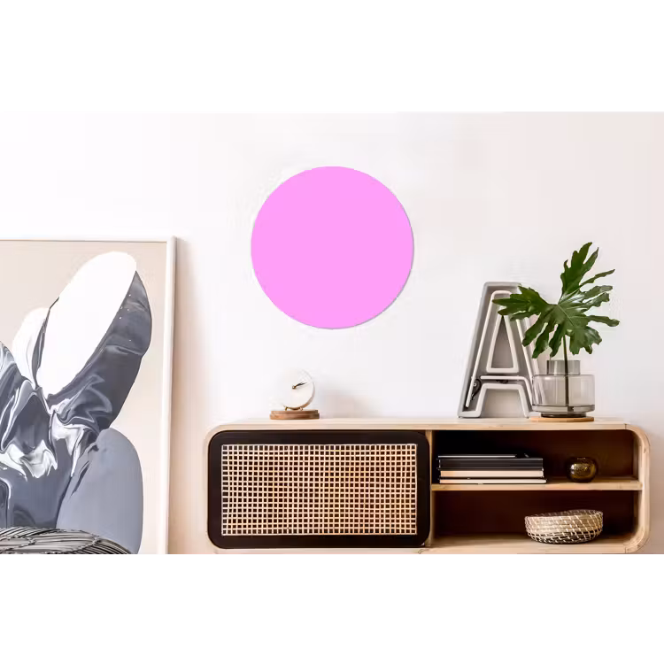Wandcirkel - Aluminium - Soft - Lavender - Roze — 3
