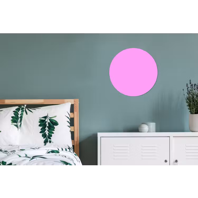 Wandcirkel - Aluminium - Soft - Lavender - Roze — 4