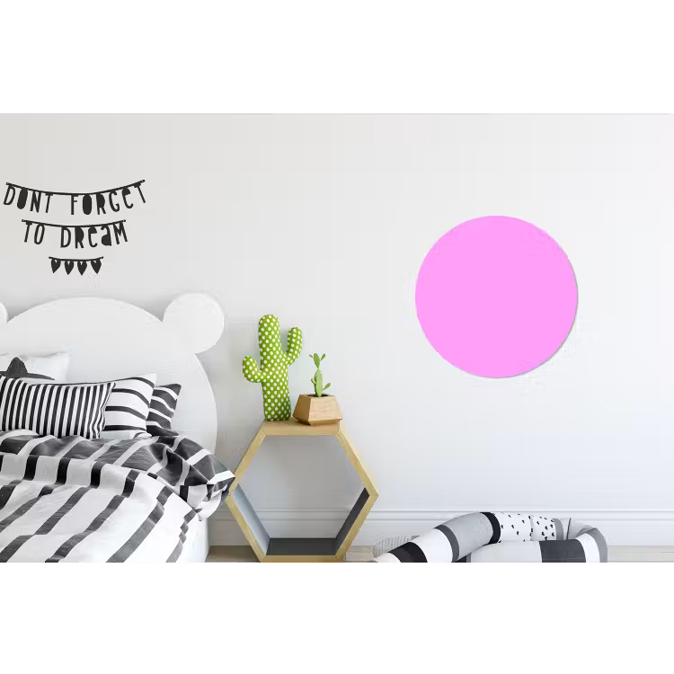 Wandcirkel - Aluminium - Soft - Lavender - Roze — 5