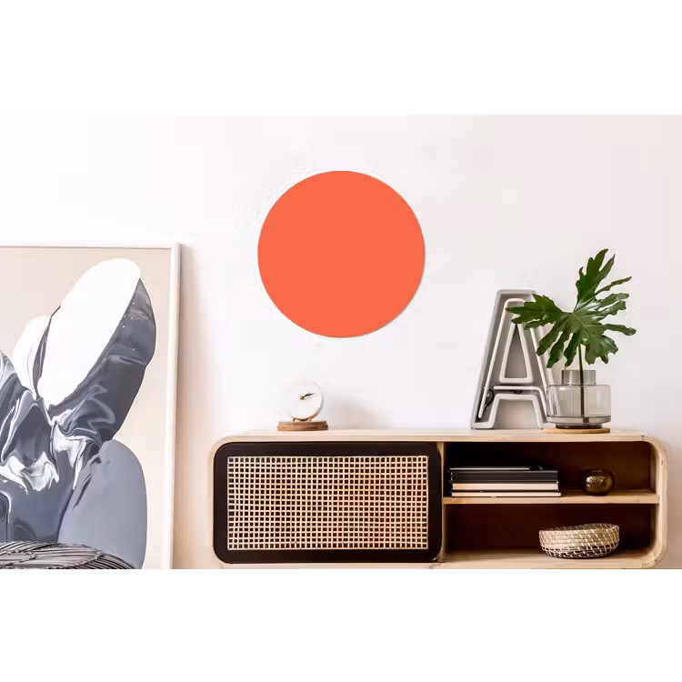 Wandcirkel - Aluminium - Sunset - Salmon - Oranje — 3