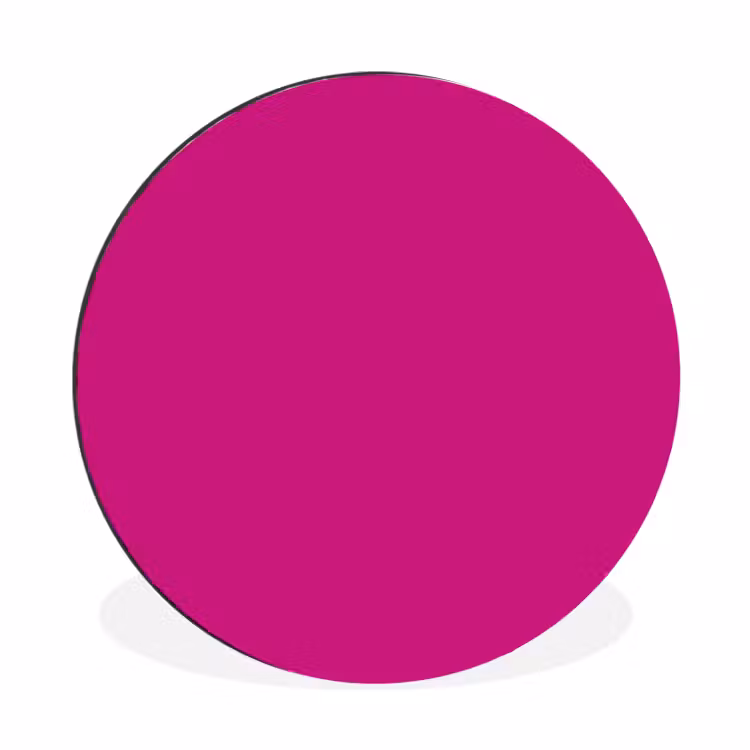 Wandcirkel - Aluminium - Velvet - Magenta - Roze — 1