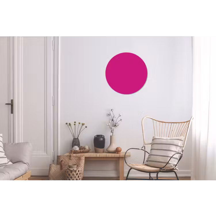 Wandcirkel - Aluminium - Velvet - Magenta - Roze — 2