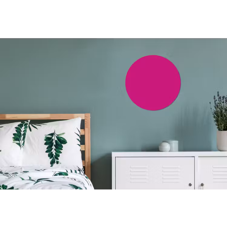 Wandcirkel - Aluminium - Velvet - Magenta - Roze — 4