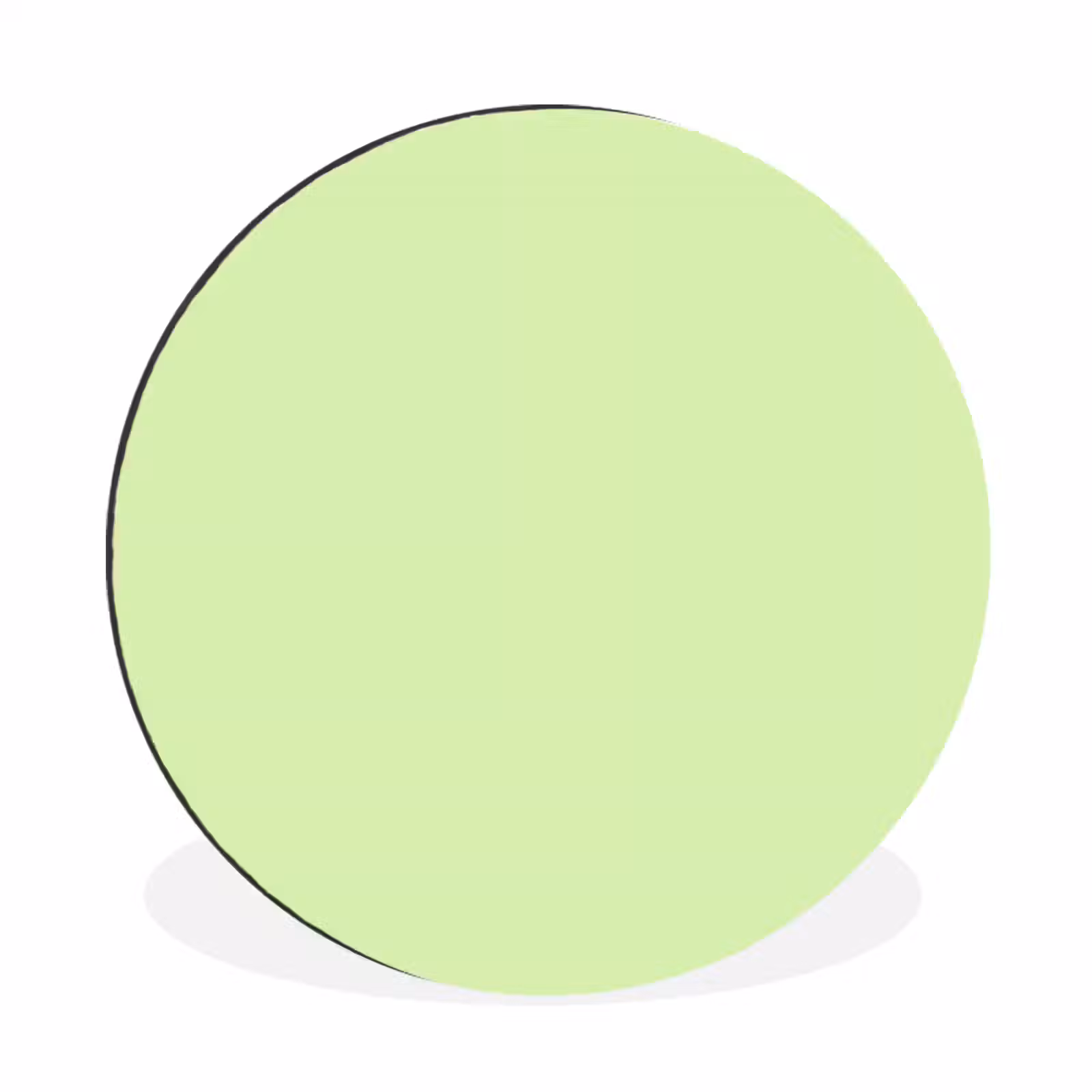 Wandcirkel - Aluminium - Light - Lime - Groen — 1