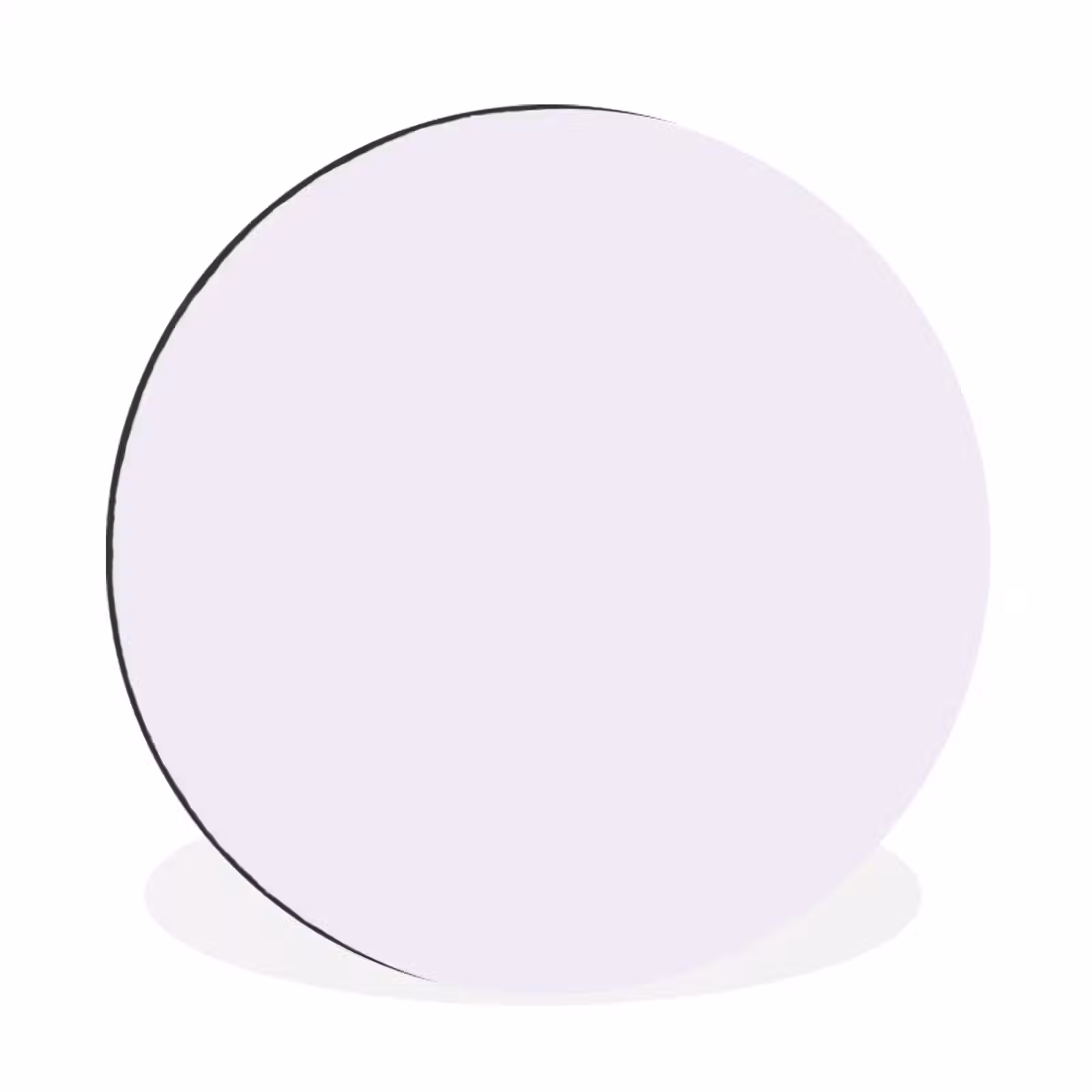 Wandcirkel - Aluminium - Lilac - Luxe - Paars — 1