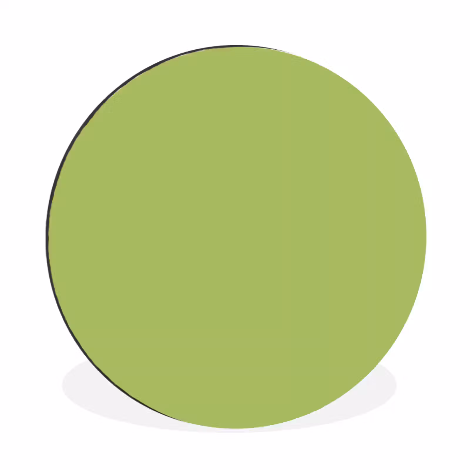 Wandcirkel - Aluminium - Lime - Glow - Groen — 1