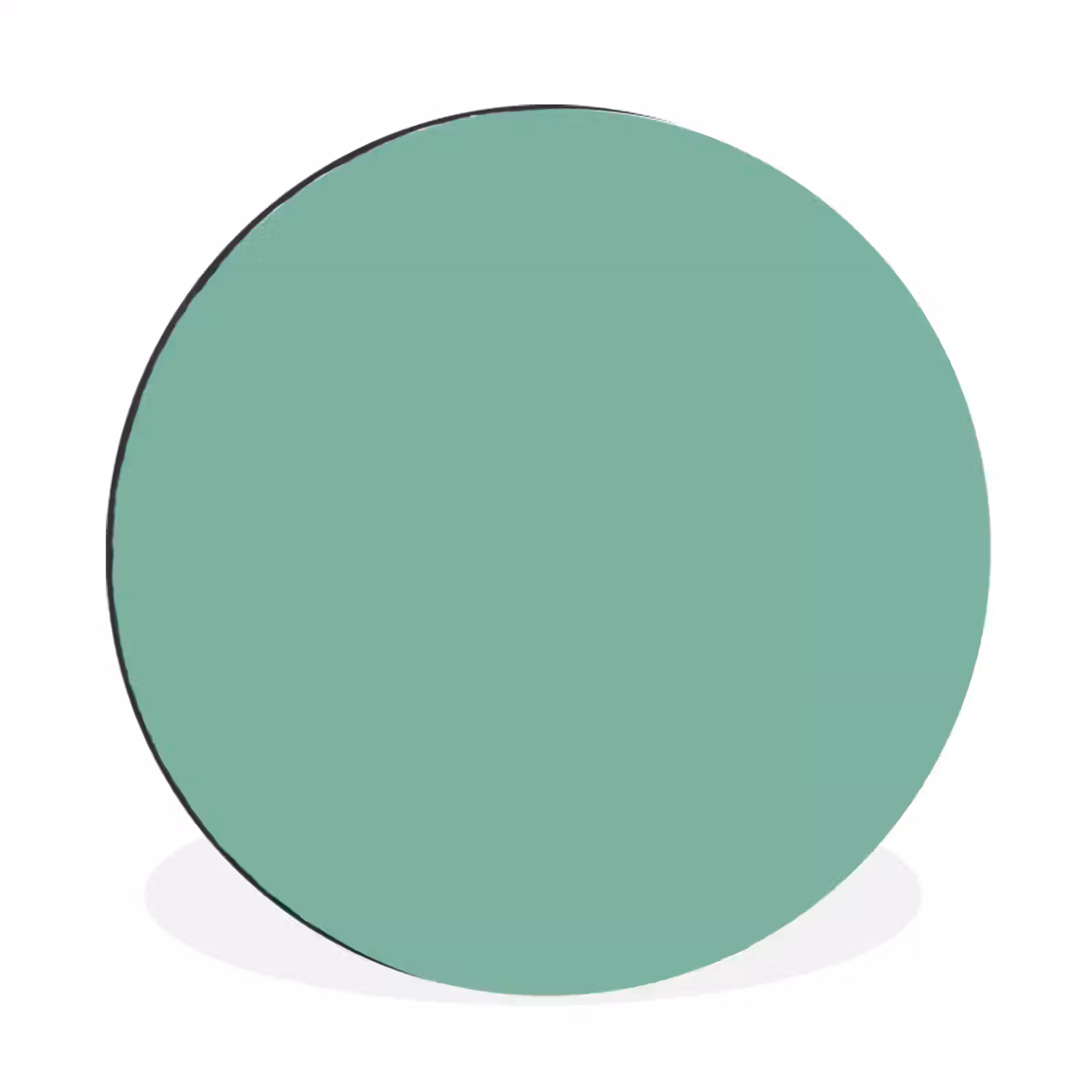 Wandcirkel - Aluminium - Ocean - Jade - Groen — 1
