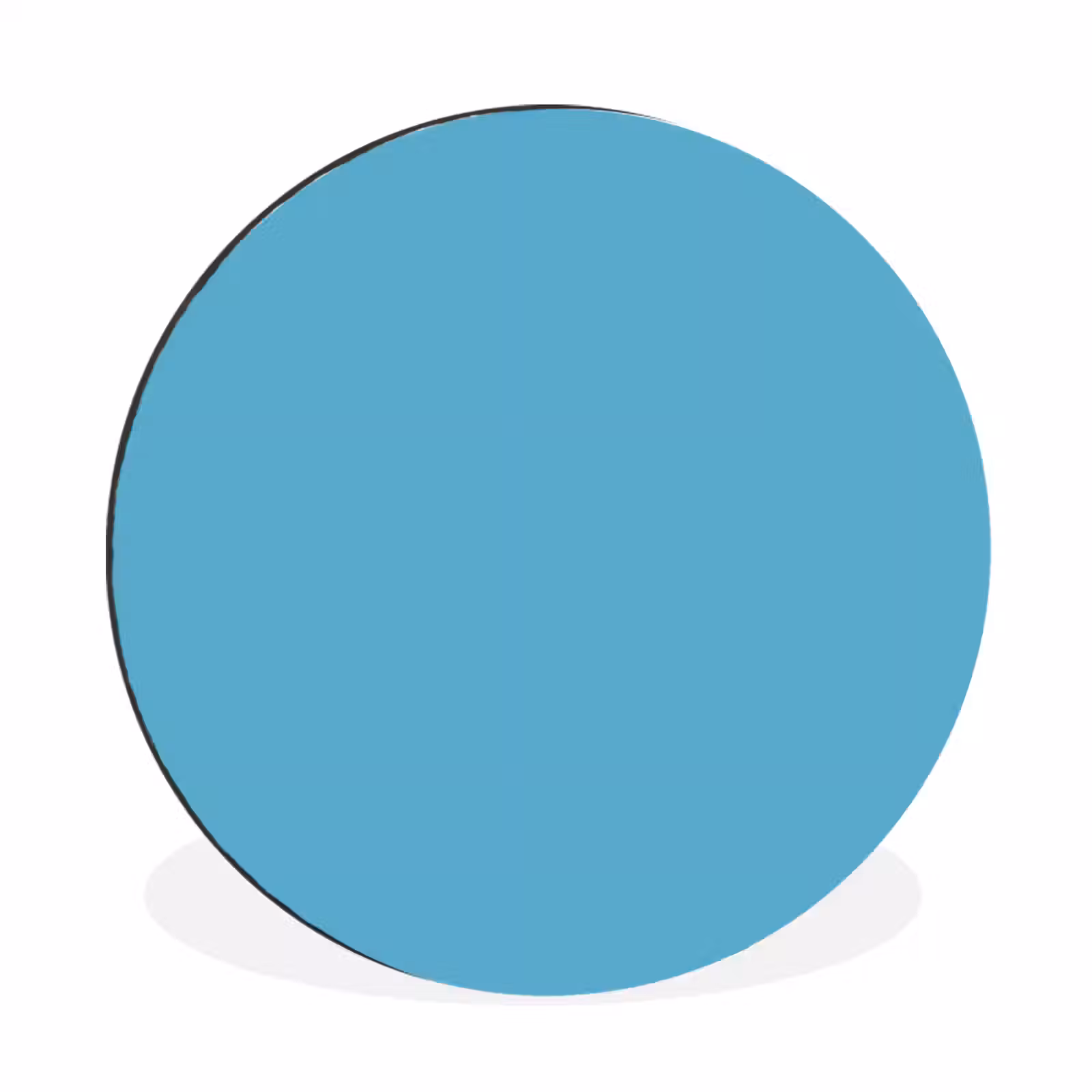 Wandcirkel - Aluminium - Ocean - Teal - Blauw — 1