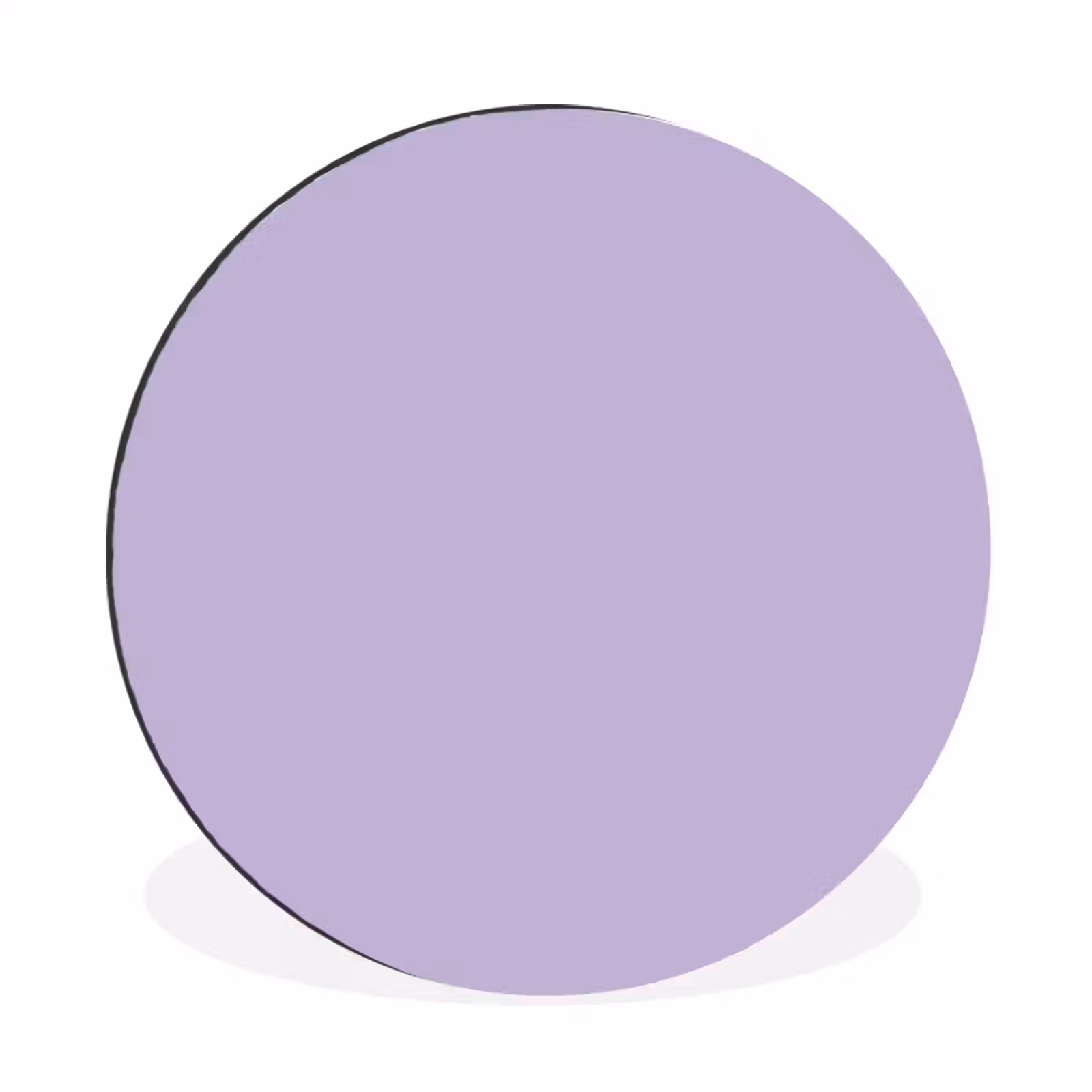 Wandcirkel - Aluminium - Pastel - Lilac - Paars — 1