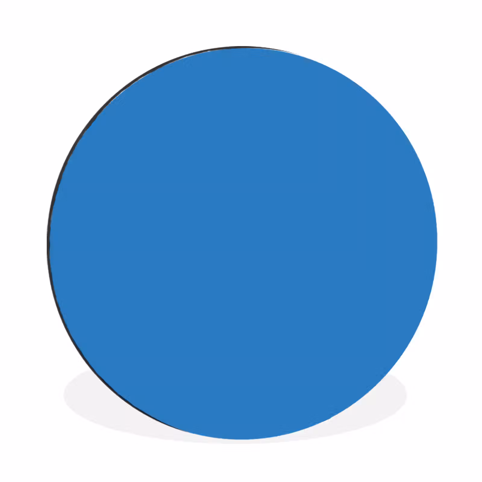 Wandcirkel - Aluminium - Royal - Blue - Blauw — 1