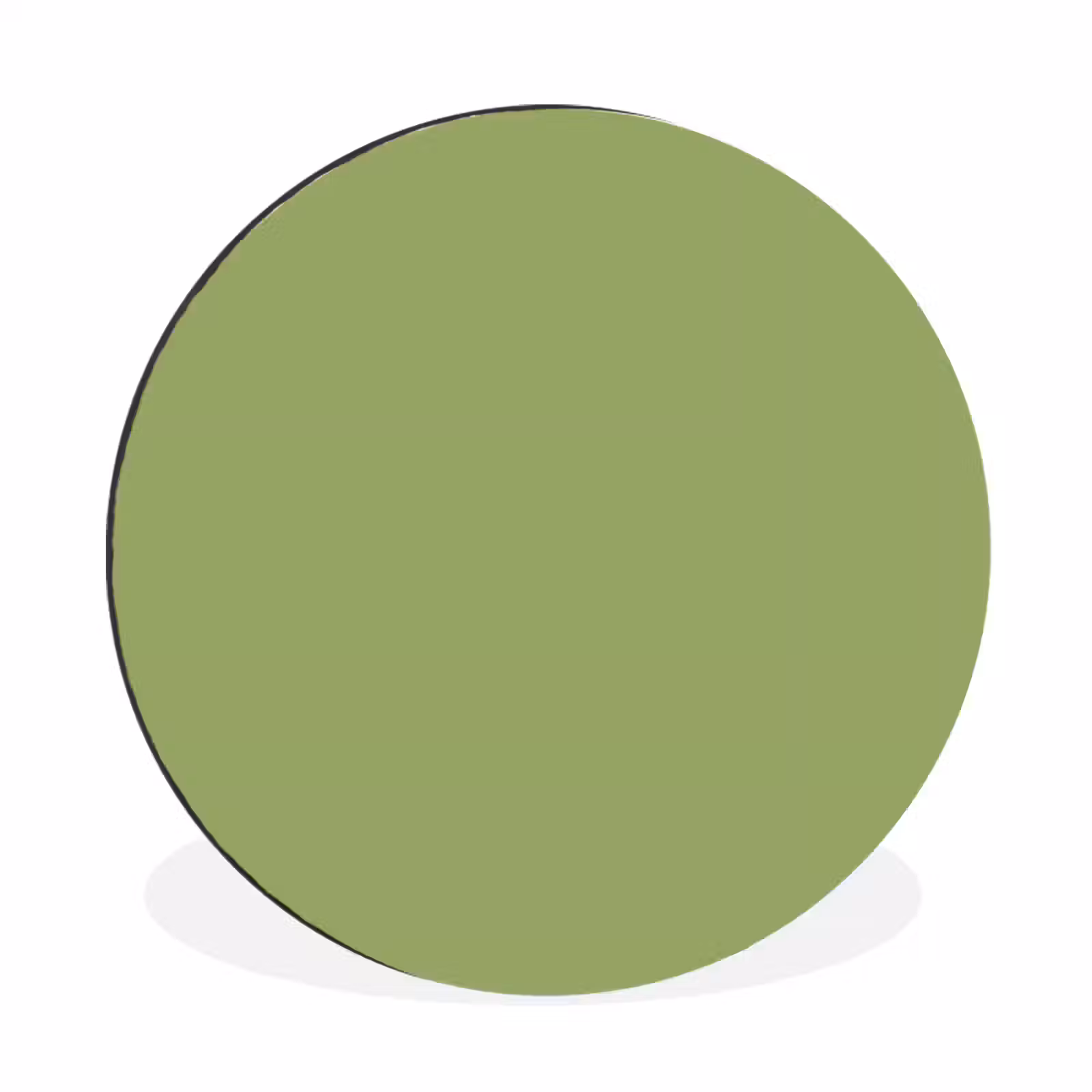 Wandcirkel - Aluminium - Sage - Green - Groen — 1