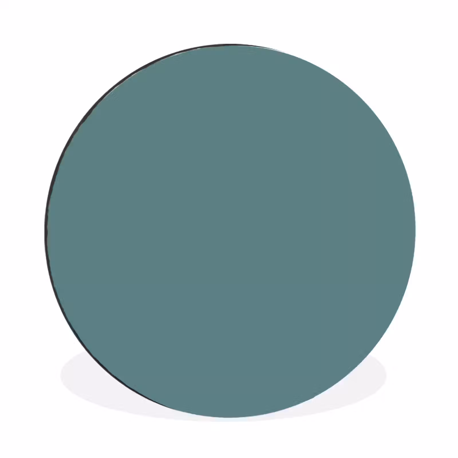 Wandcirkel - Aluminium - Serene - Teal - Blauw — 1