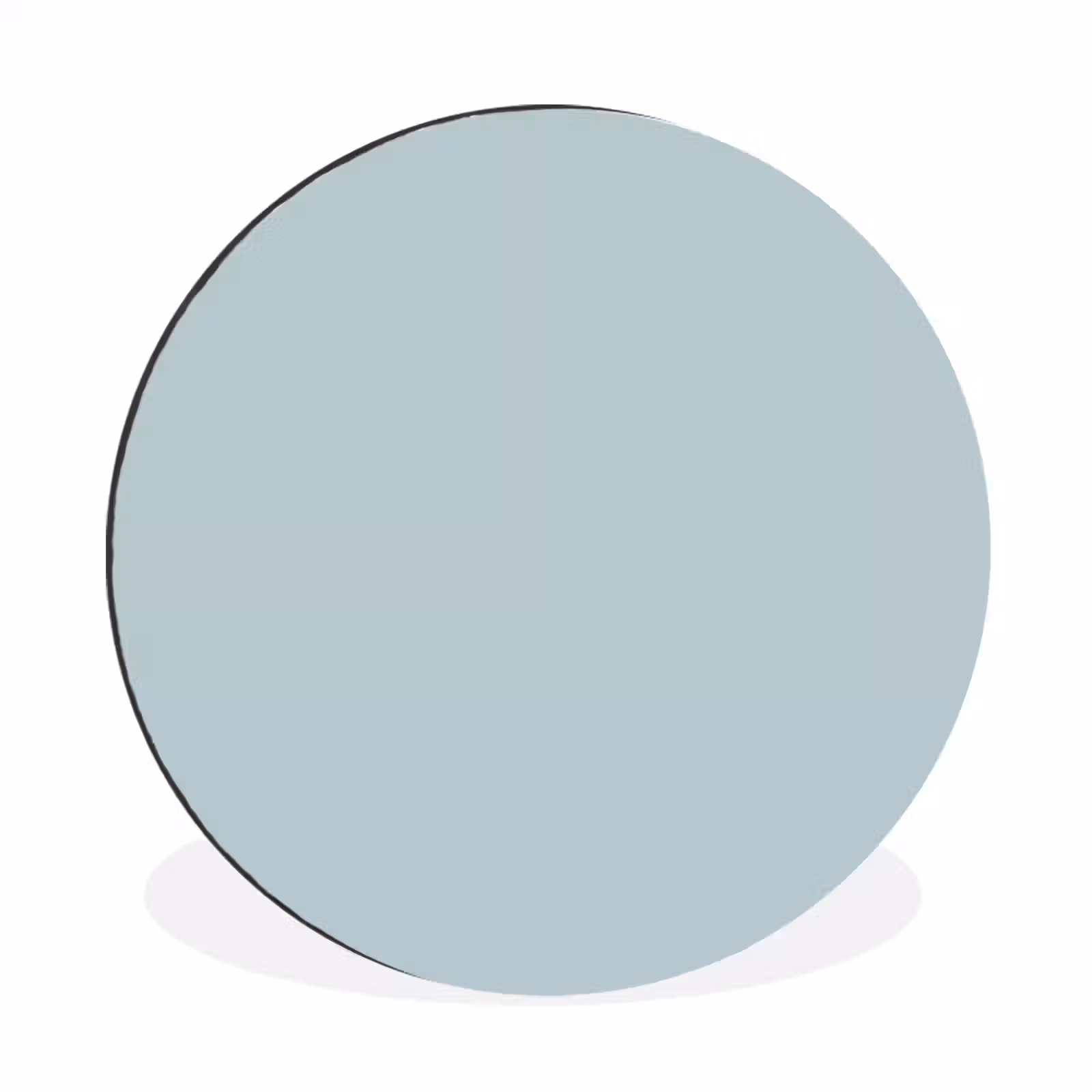 Wandcirkel - Aluminium - Slate - Blue - Blauw — 1