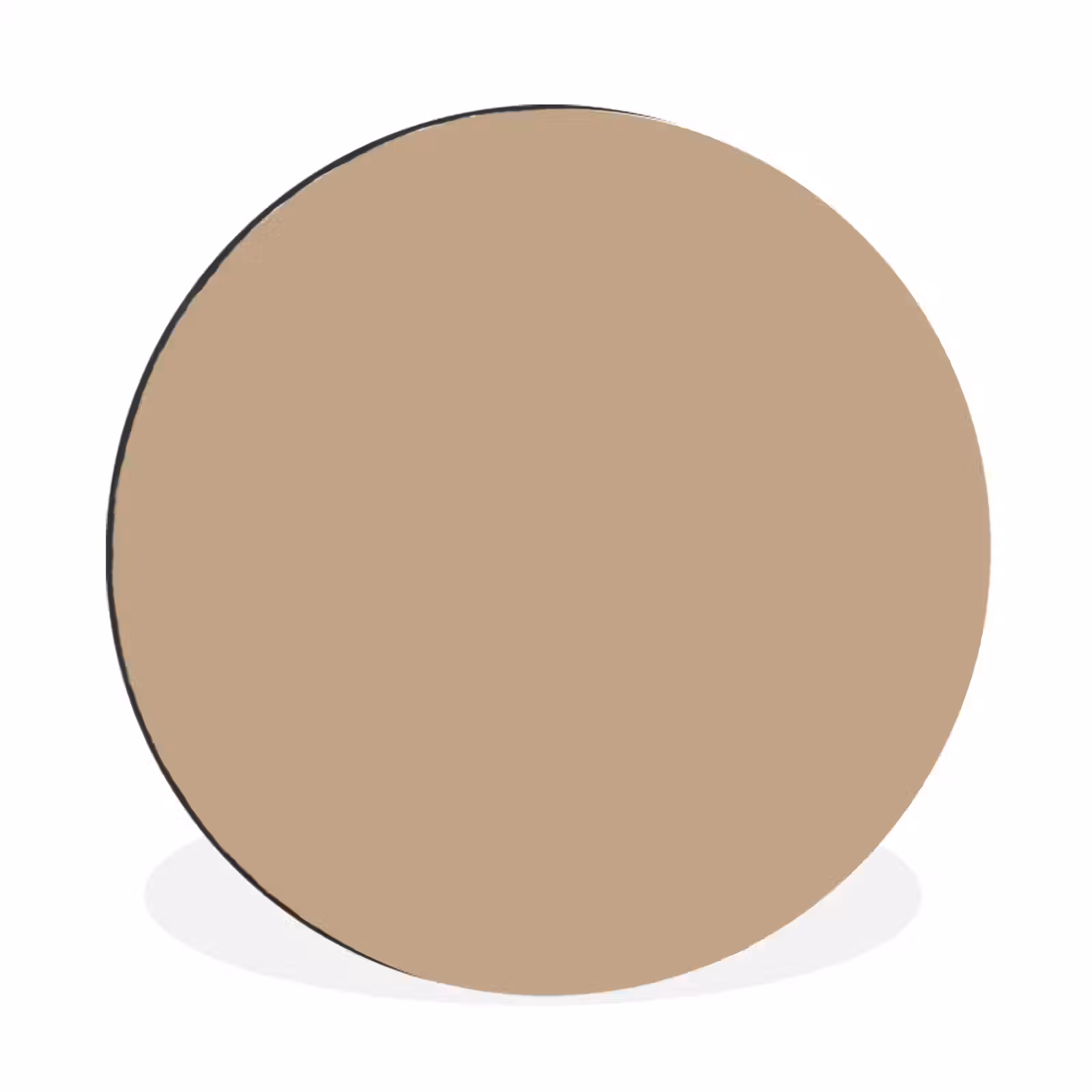 Wandcirkel - Aluminium - Soft - Taupe - Bruin — 1