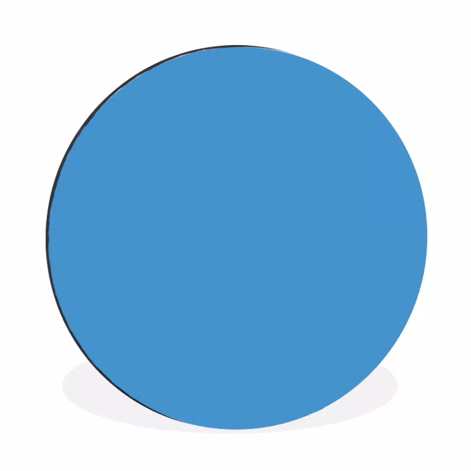 Wandcirkel - Aluminium - Steel - Blue - Blauw — 1