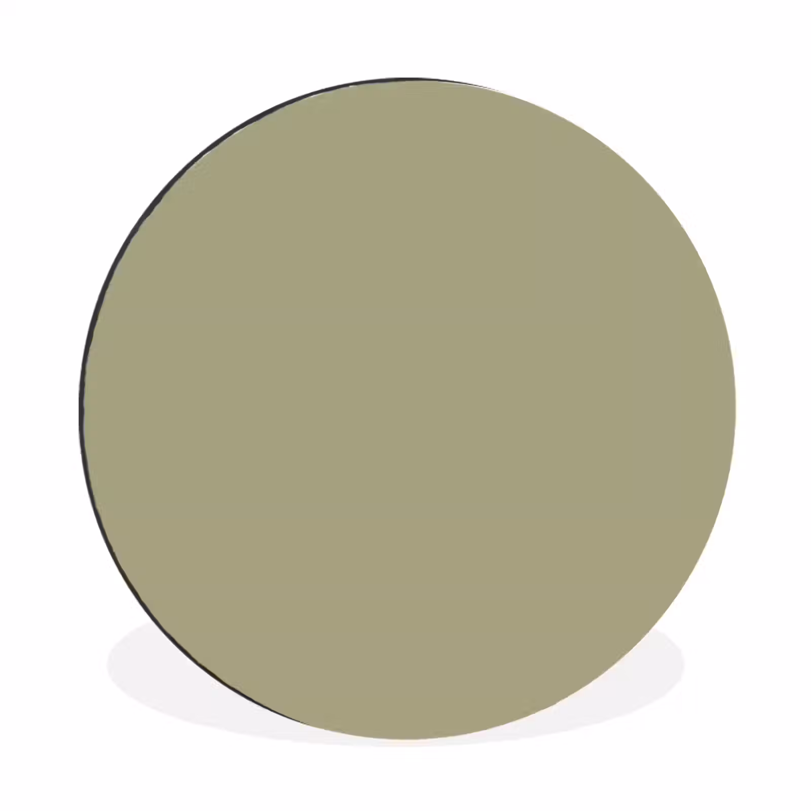 Wandcirkel - Aluminium - Vintage - Sage - Groen — 1