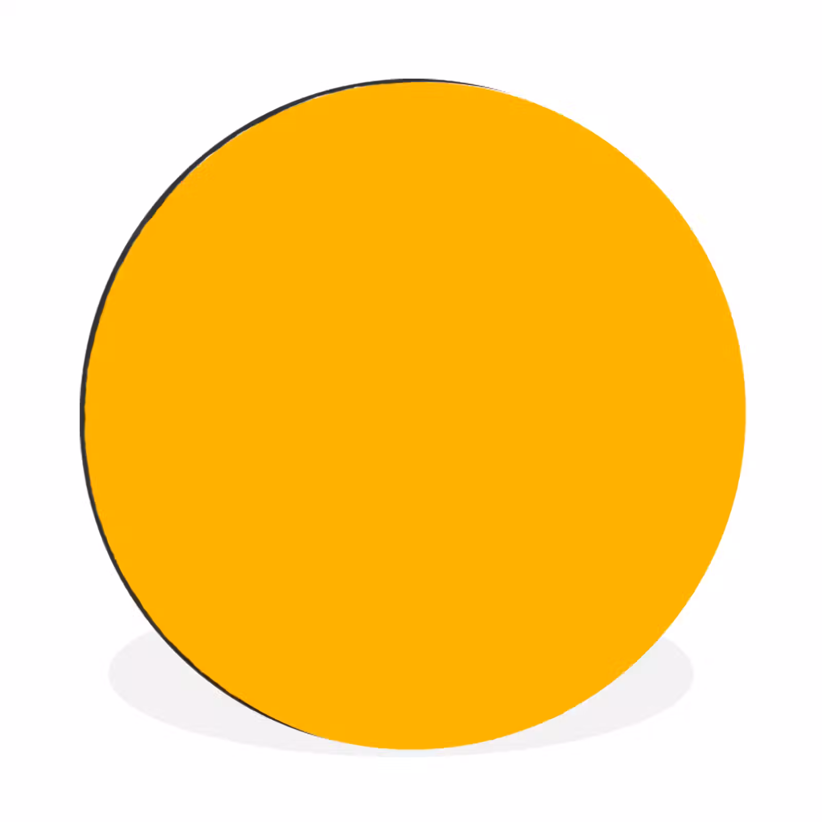 Wandcirkel - Aluminium - Vivid - Amber - Geel — 1
