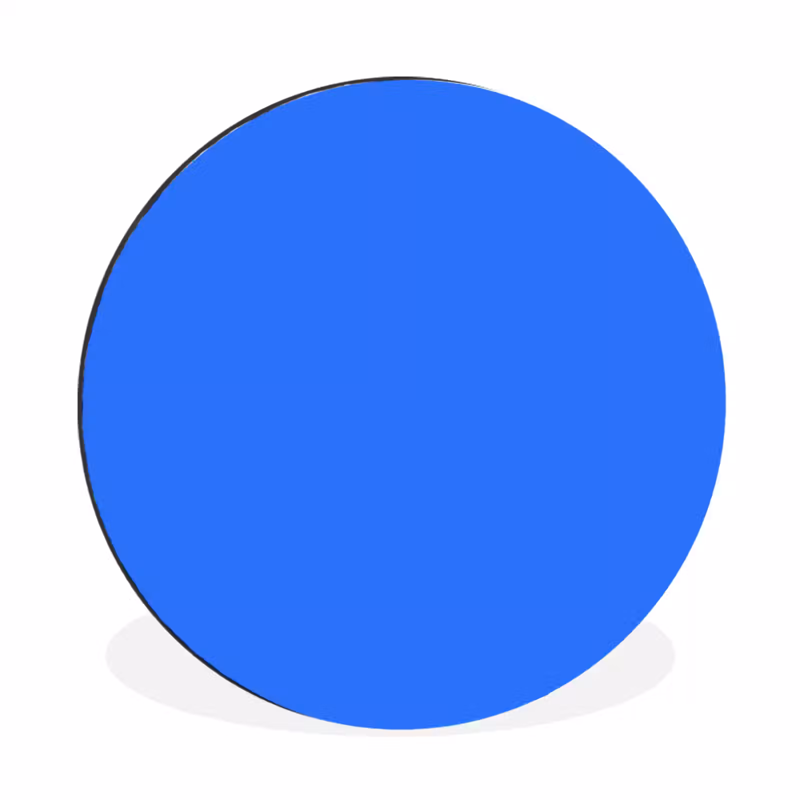 Wandcirkel - Aluminium - Vivid - Cobalt - Blauw — 1
