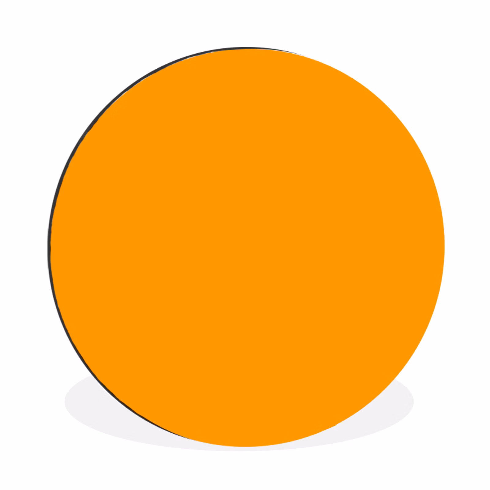Wandcirkel - Aluminium - Warm - Ochre - Oranje — 1