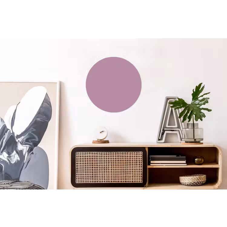 Wandcirkel - Aluminium - Lilac - Paars - Mauve — 3