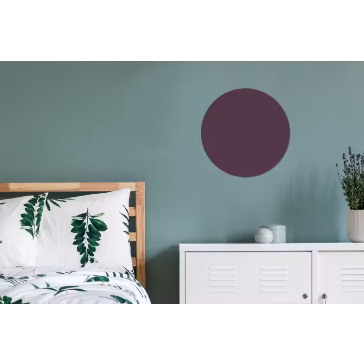 Wandcirkel - Aluminium - Midnight - Plum - Paars — 4