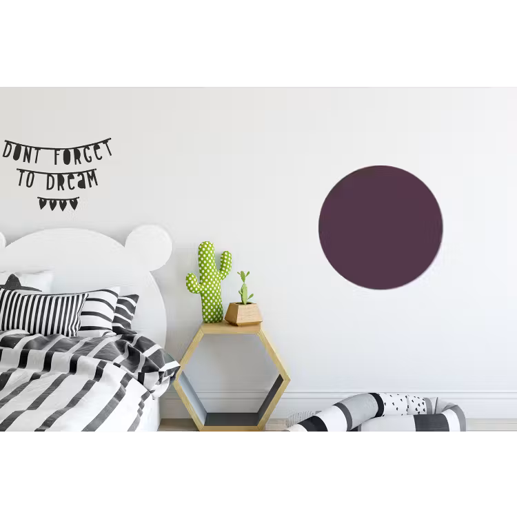 Wandcirkel - Aluminium - Midnight - Plum - Paars — 5