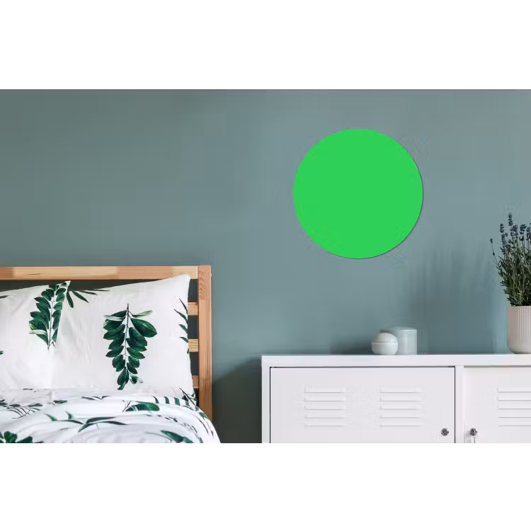 Wandcirkel - Aluminium - Mint - Green - Groen — 4