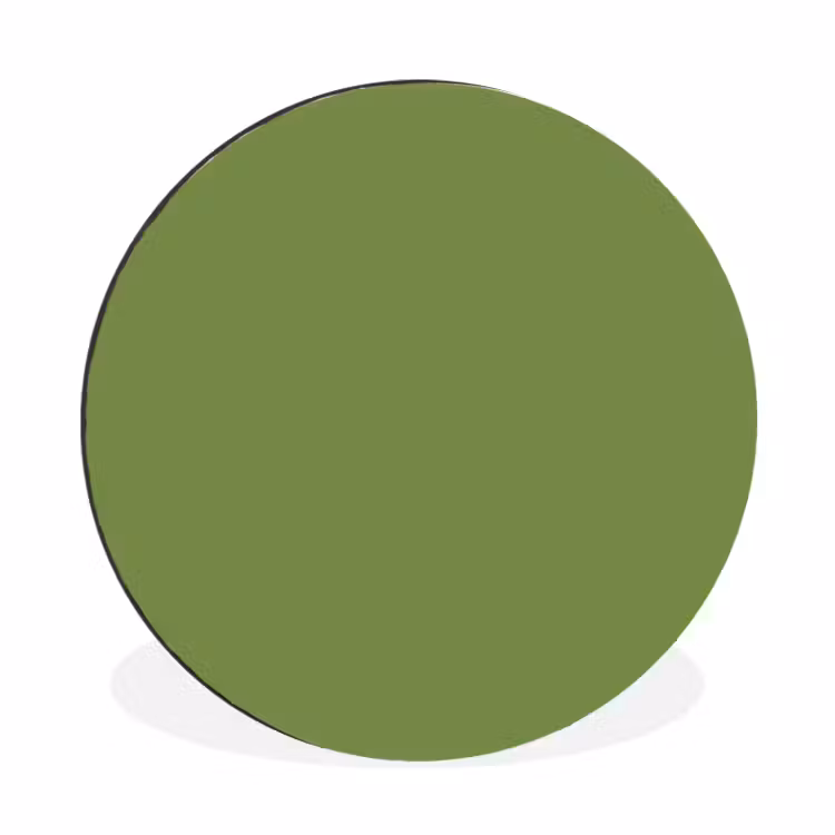 Wandcirkel - Aluminium - Moss - Green - Groen — 1