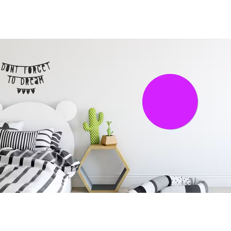 Wandcirkel - Aluminium - Neon - Orchid - Paars — 5