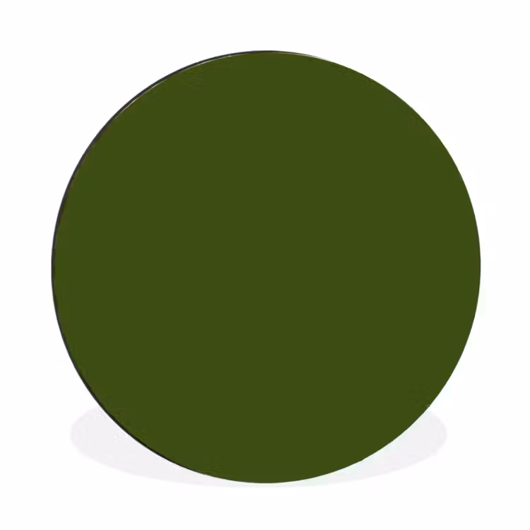 Wandcirkel - Aluminium - Olive - Drab - Groen — 1