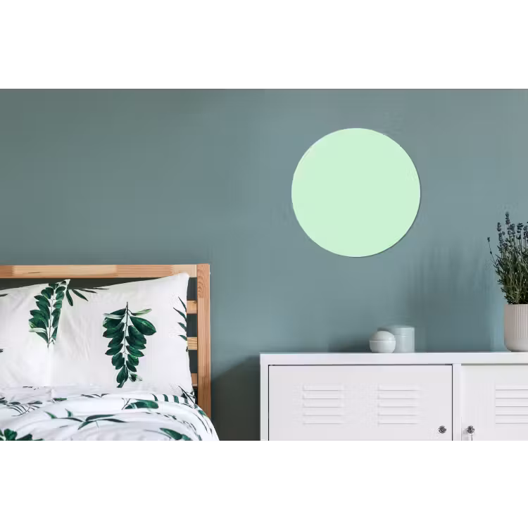 Wandcirkel - Aluminium - Pale - Mint - Groen — 4