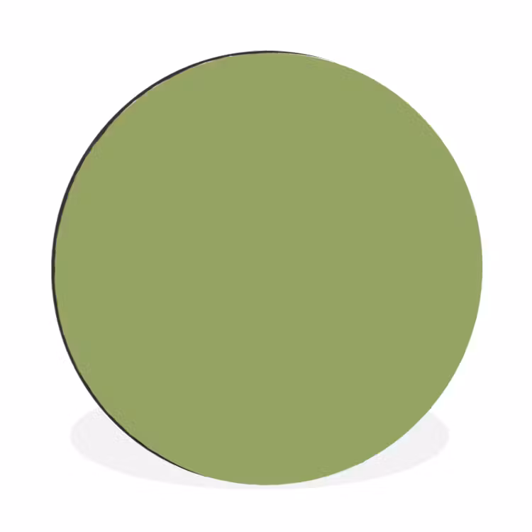 Wandcirkel - Aluminium - Sage - Green - Groen — 1
