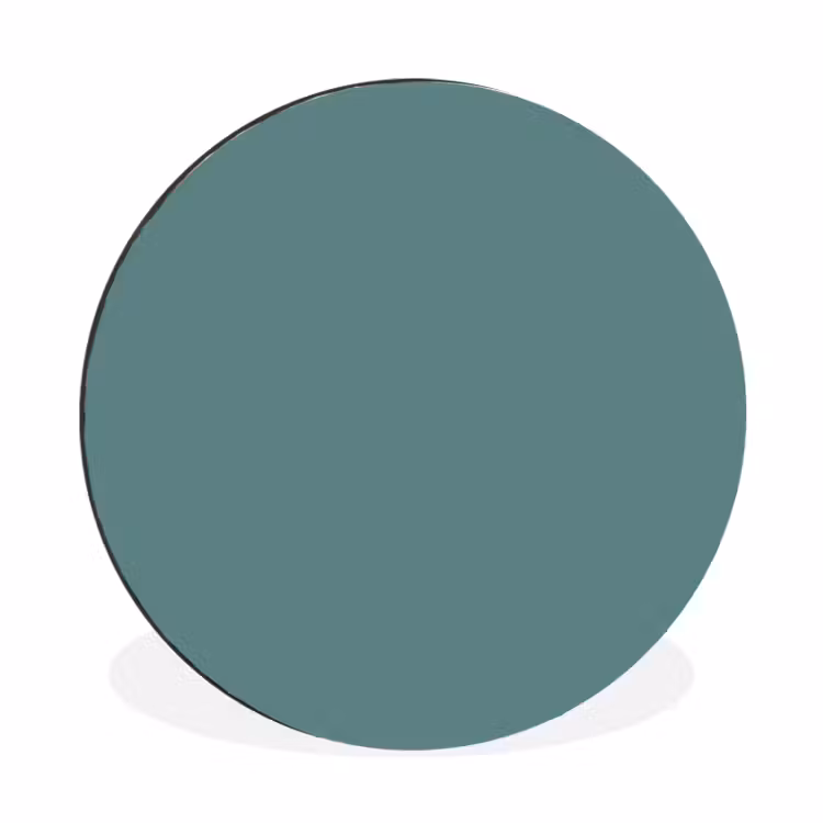 Wandcirkel - Aluminium - Serene - Teal - Blauw — 1