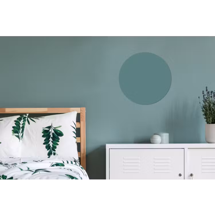 Wandcirkel - Aluminium - Serene - Teal - Blauw — 4
