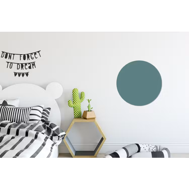 Wandcirkel - Aluminium - Serene - Teal - Blauw — 5