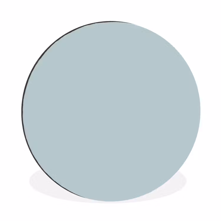 Wandcirkel - Aluminium - Slate - Blue - Blauw — 1