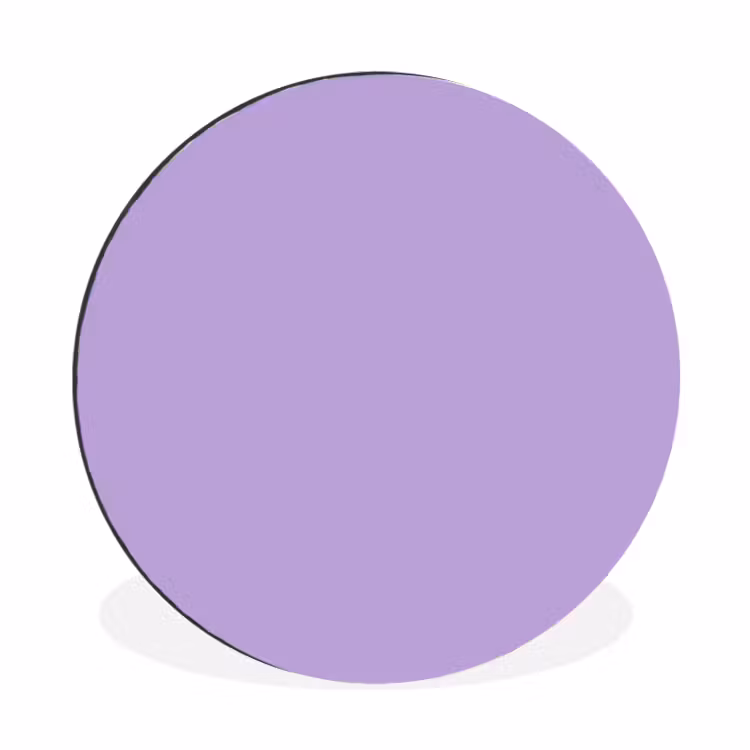 Wandcirkel - Aluminium - Soft - Lavender - Paars — 1
