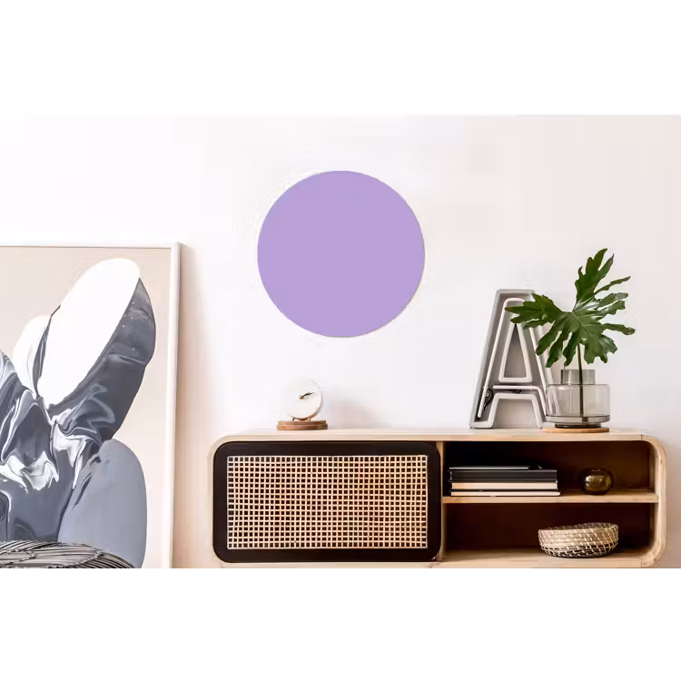 Wandcirkel - Aluminium - Soft - Lavender - Paars — 3