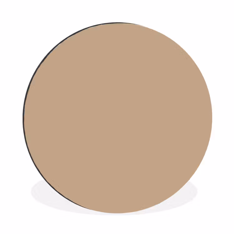 Wandcirkel - Aluminium - Soft - Taupe - Bruin — 1