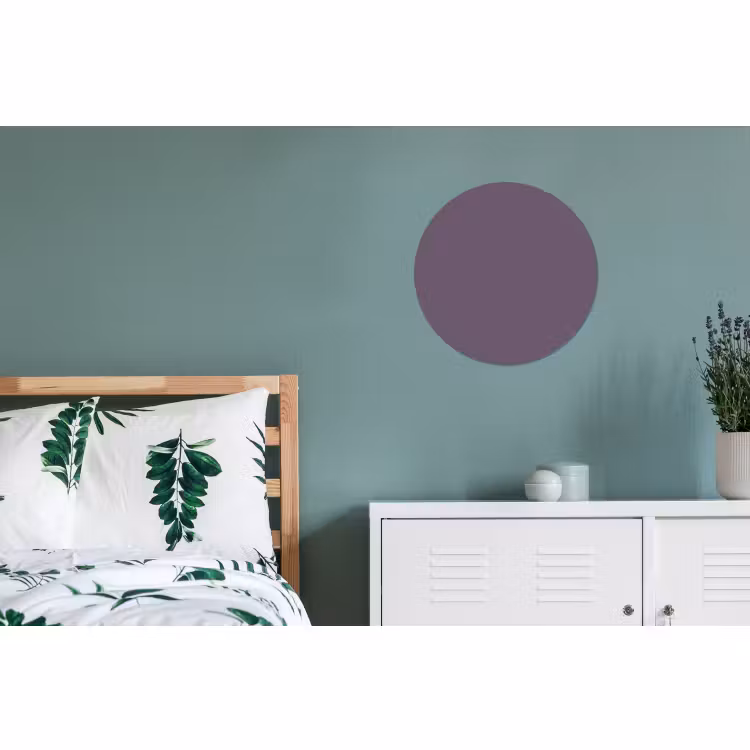 Wandcirkel - Aluminium - Velvet - Aubergine - Paars — 4