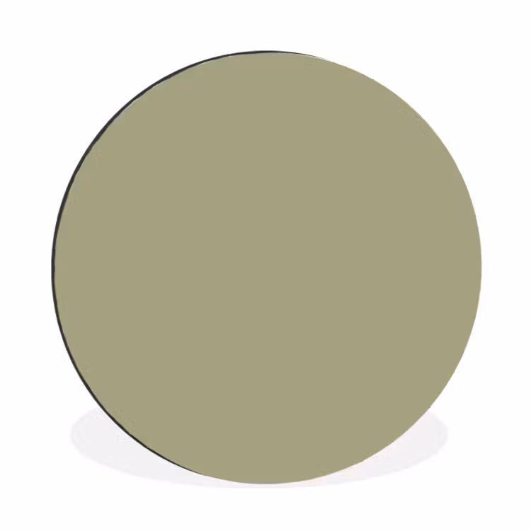 Wandcirkel - Aluminium - Vintage - Sage - Groen — 1