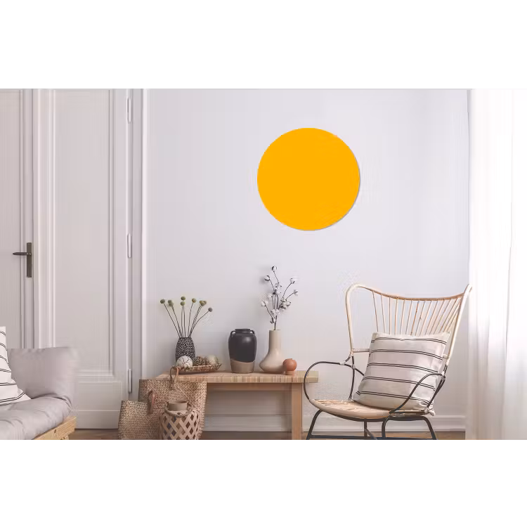 Wandcirkel - Aluminium - Vivid - Amber - Geel — 2