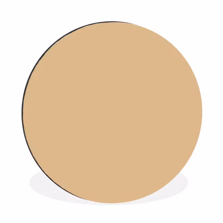 Wandcirkel - Aluminium - Warm - Sand - Nude — 1