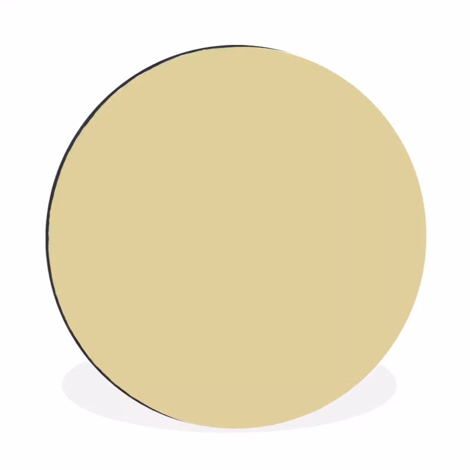 Wandcirkel - Aluminium - Mellow - Touch - Geel — 1
