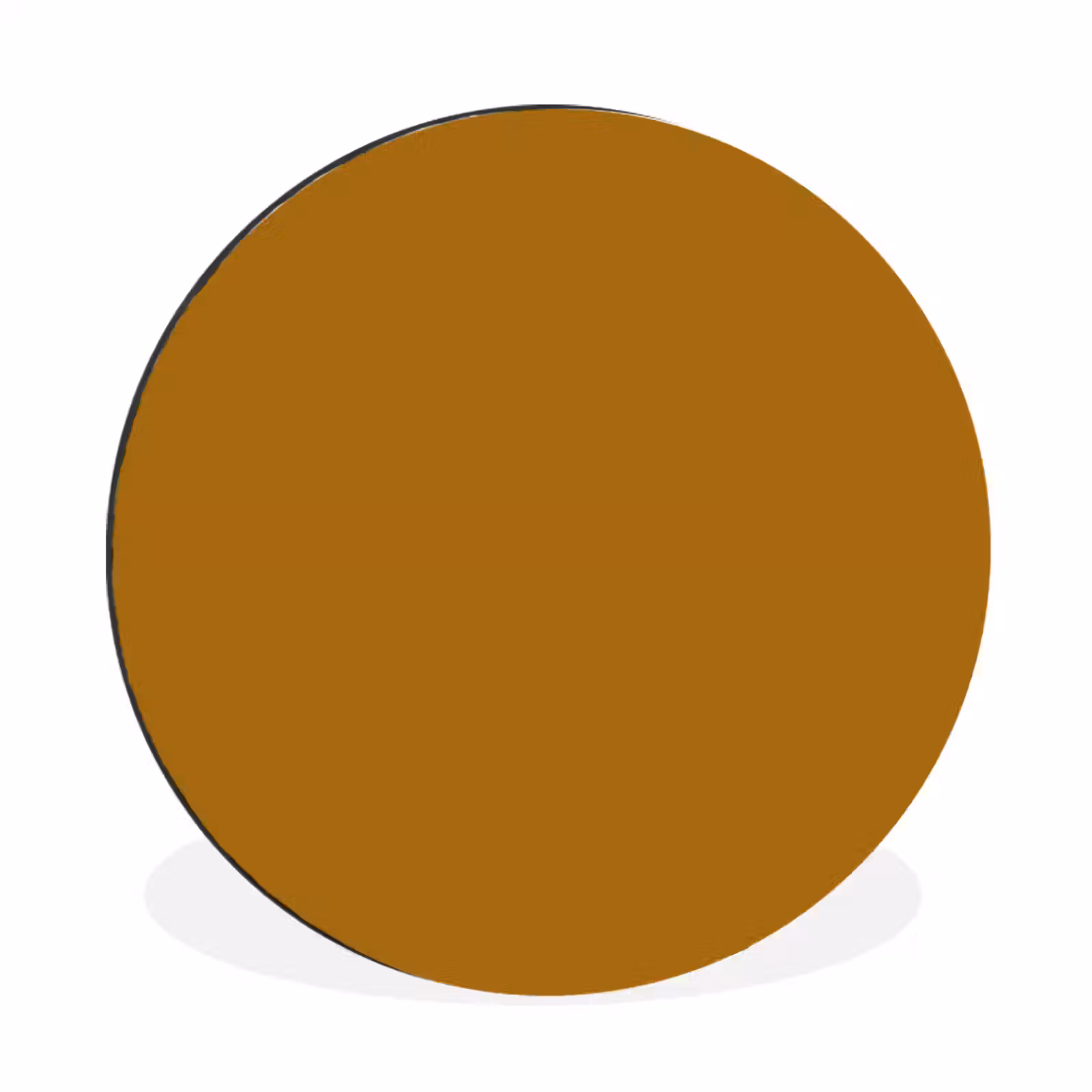 Wandcirkel - Aluminium - Ocre - Gold - Geel — 1