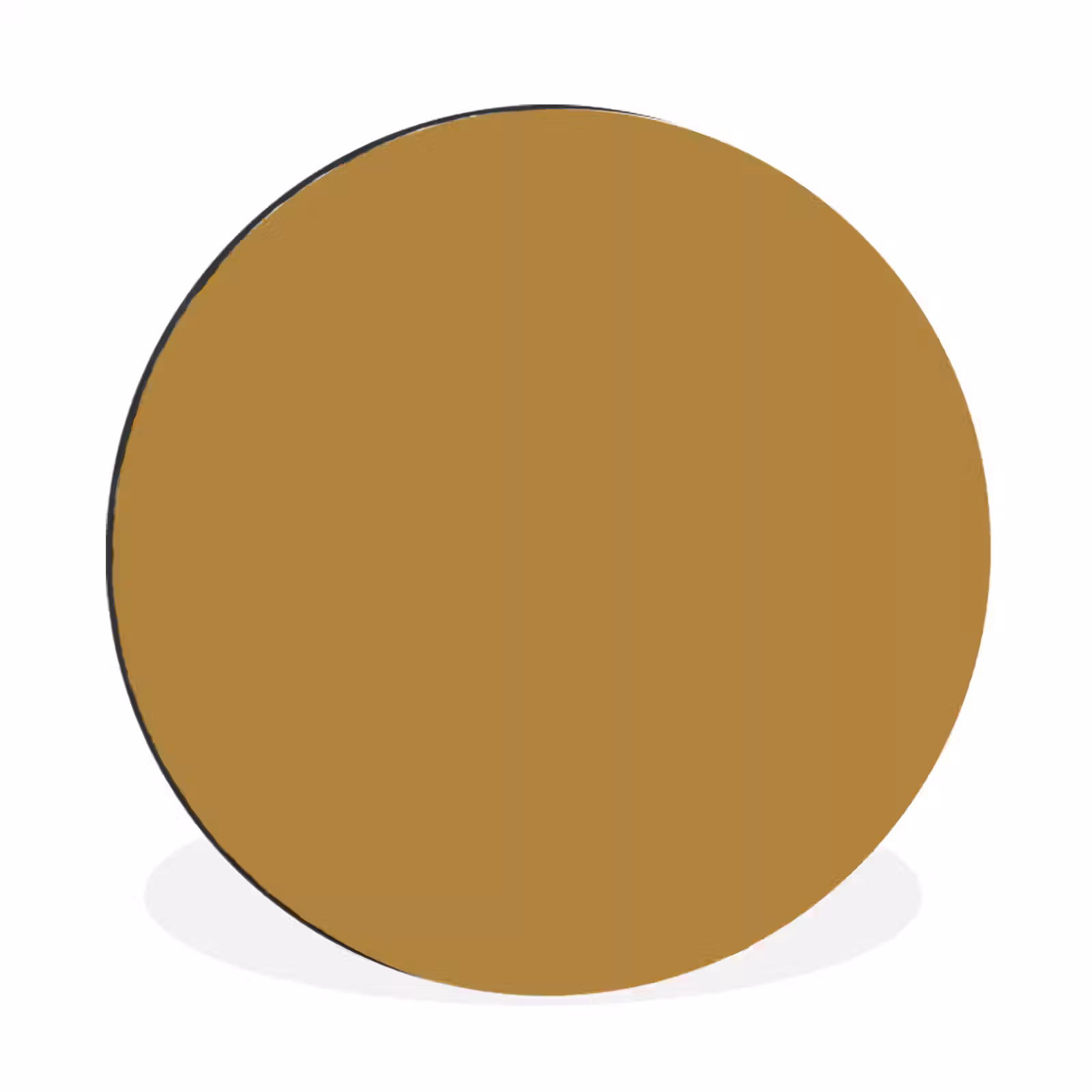 Wandcirkel - Aluminium - Rhythmic - Ochre - Geel — 1
