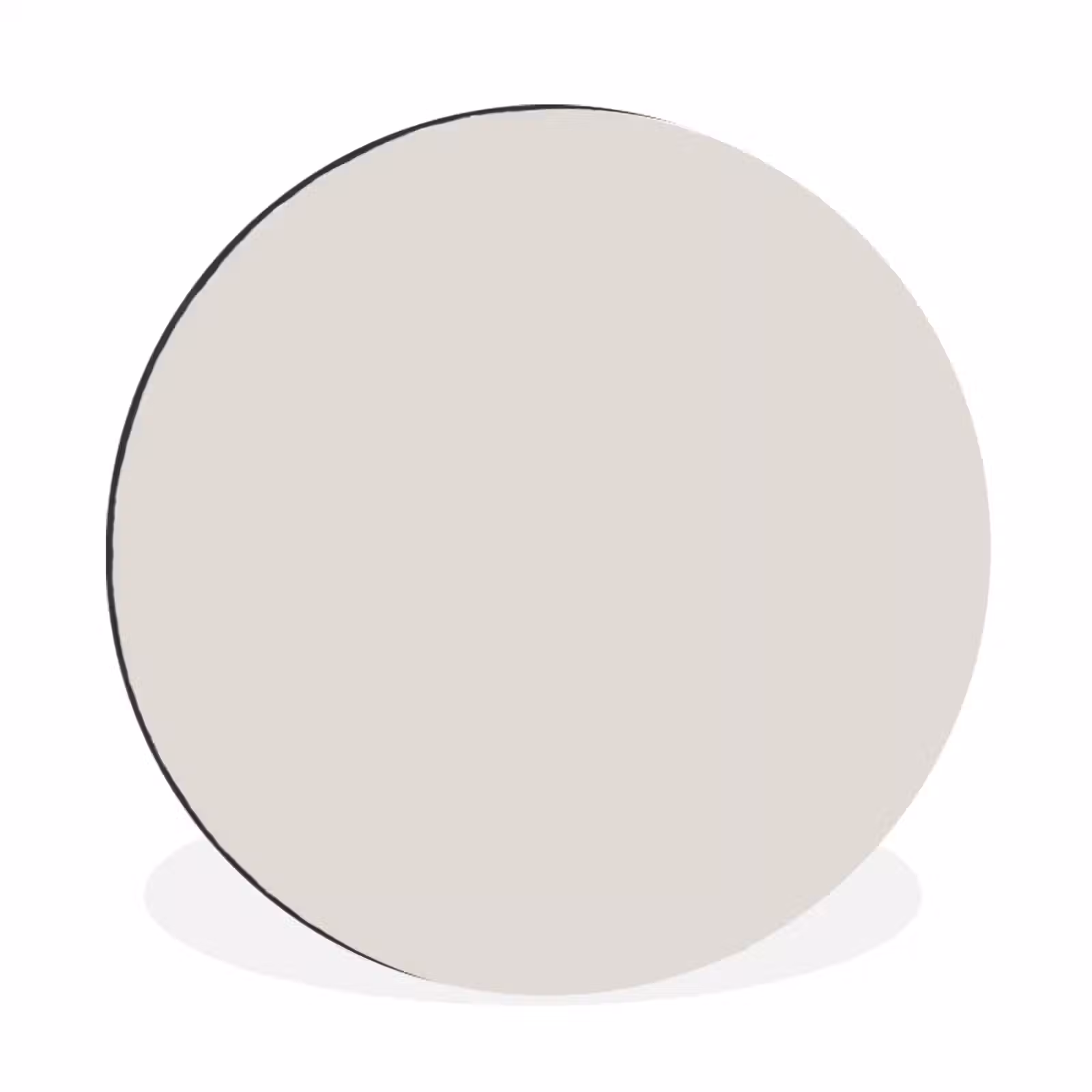 Wandcirkel - Aluminium - Silent - Sandstone - Grijs — 1