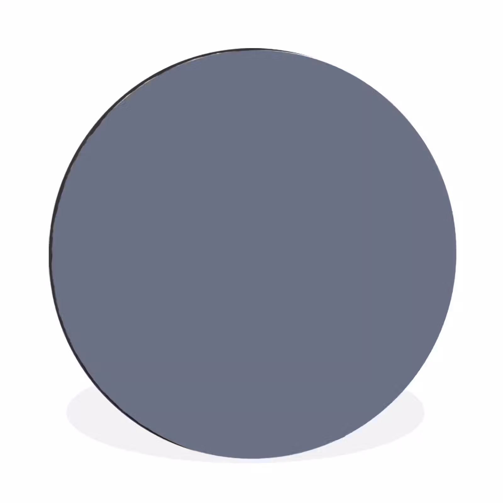 Wandcirkel - Aluminium - Slate - Whisper - Blauw — 1