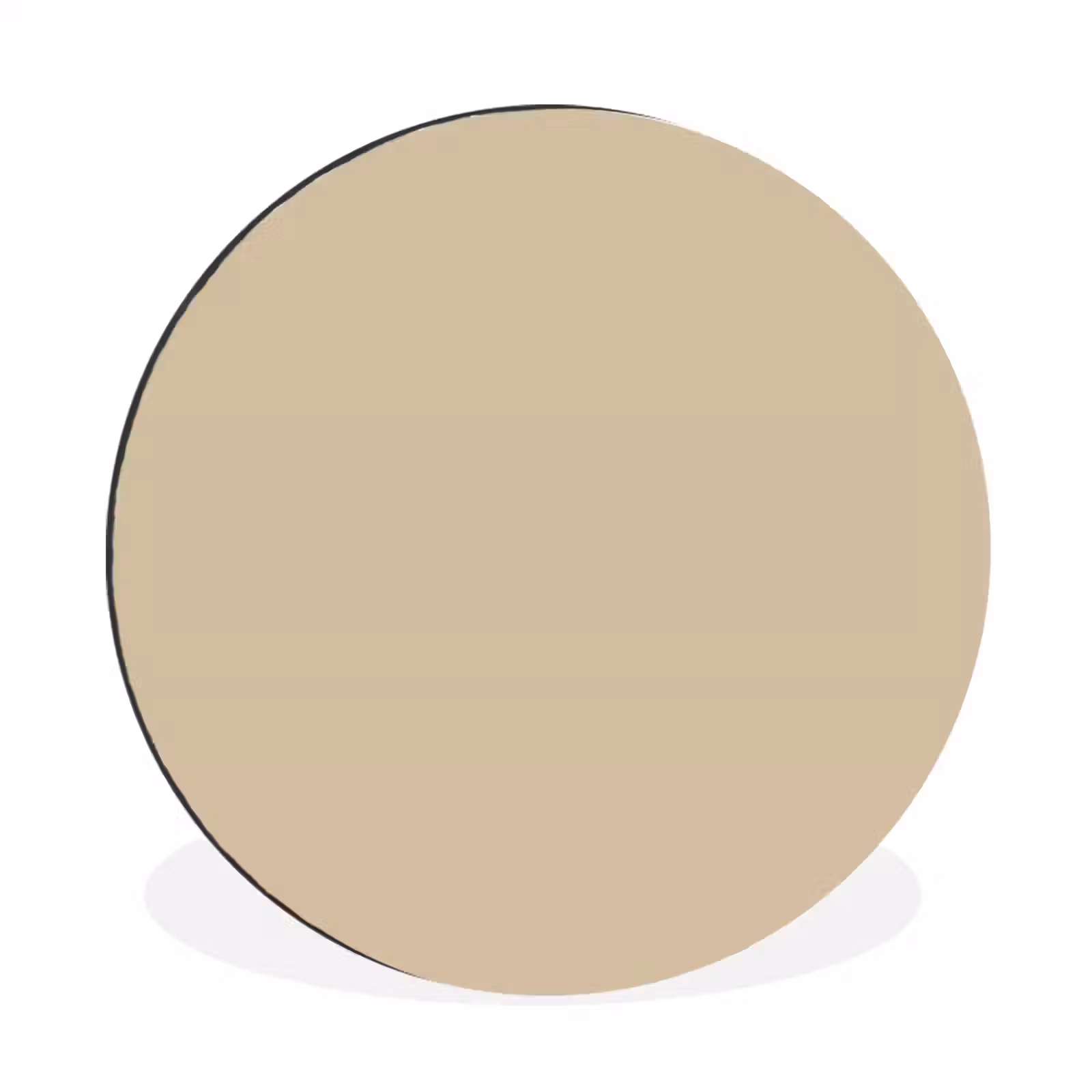 Wandcirkel - Aluminium - Warm - Sand - Nude — 1
