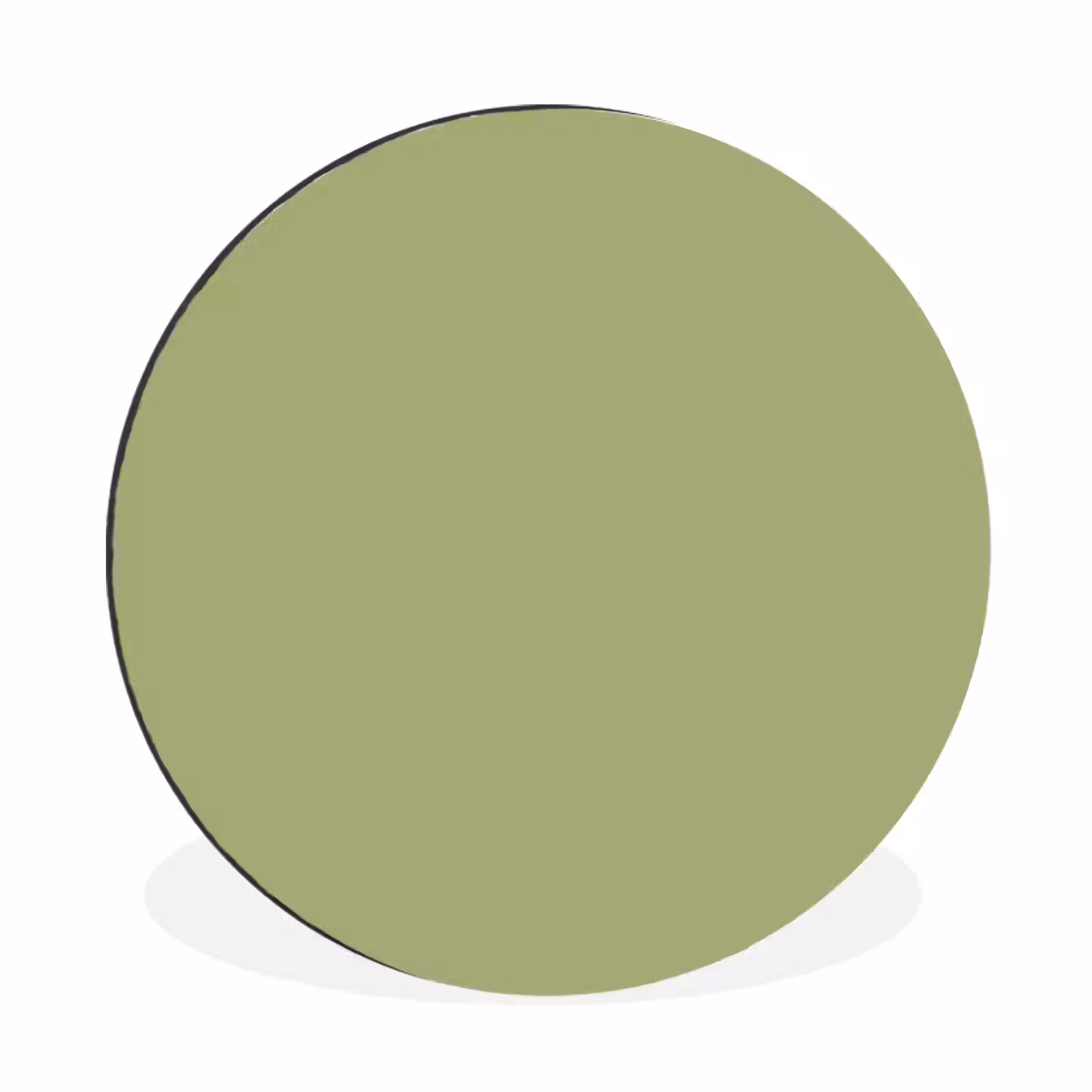 Wandcirkel - Aluminium - Whispering - Sage - Groen — 1